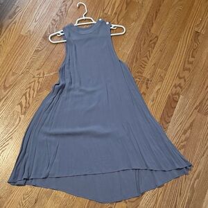 On The Road Gray Sleeveless Dress